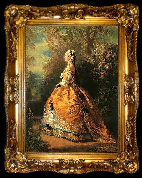 framed  Franz Xaver Winterhalter The Empress Eugenie, ta009-2